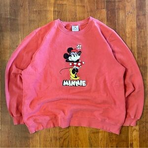 Vintage Minnie Mouse Disney Cartoon Kidcore Crewneck Sweatshirt